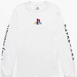 Men's Playstation Long Sleeve T Shirt Medium